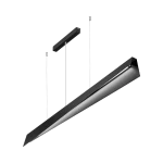 MESSAGGIO Lampa wisząca Black Matt 154cm