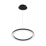 SOLANTO Lampa wisząca Black Matt 60cm