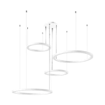SOLANTO QUATRO Lampa wisząca White Matt 2x60/2x90cm